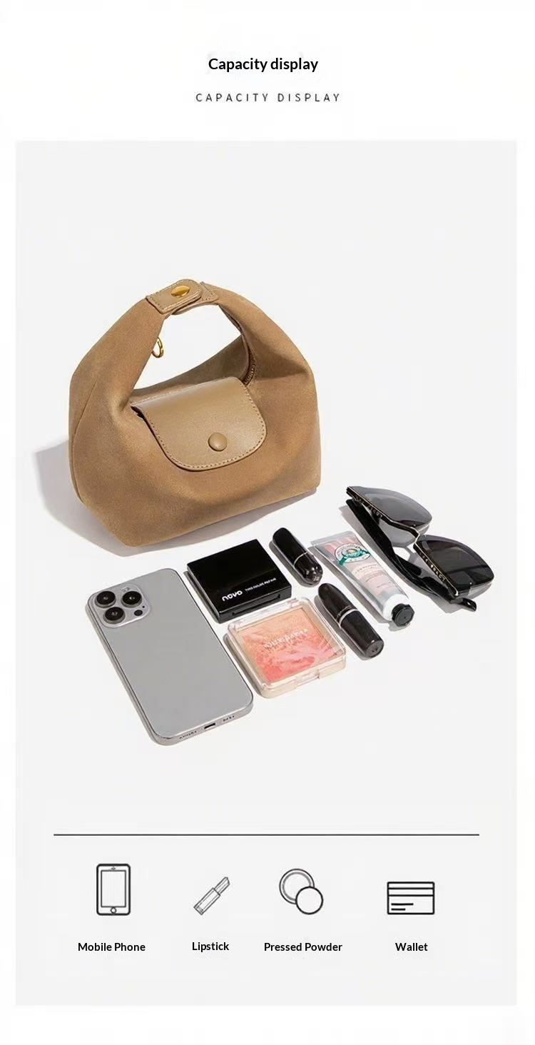 3-Way Wear Hobo Bag with Detachable Straps, Versatile Shoulder Handbag for Women, Multi-Carry Daily Use Crossbody Bag